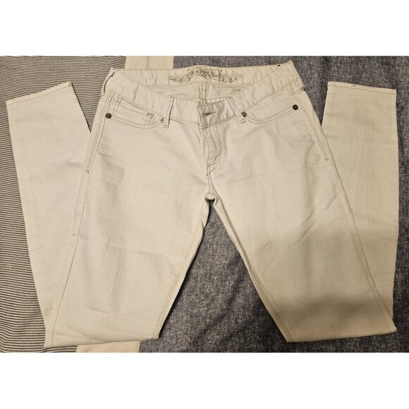Express Women's Zelda Slim Fit Ultra Low Rise White Jean Legging Size 10 EUC - Picture 11 of 14